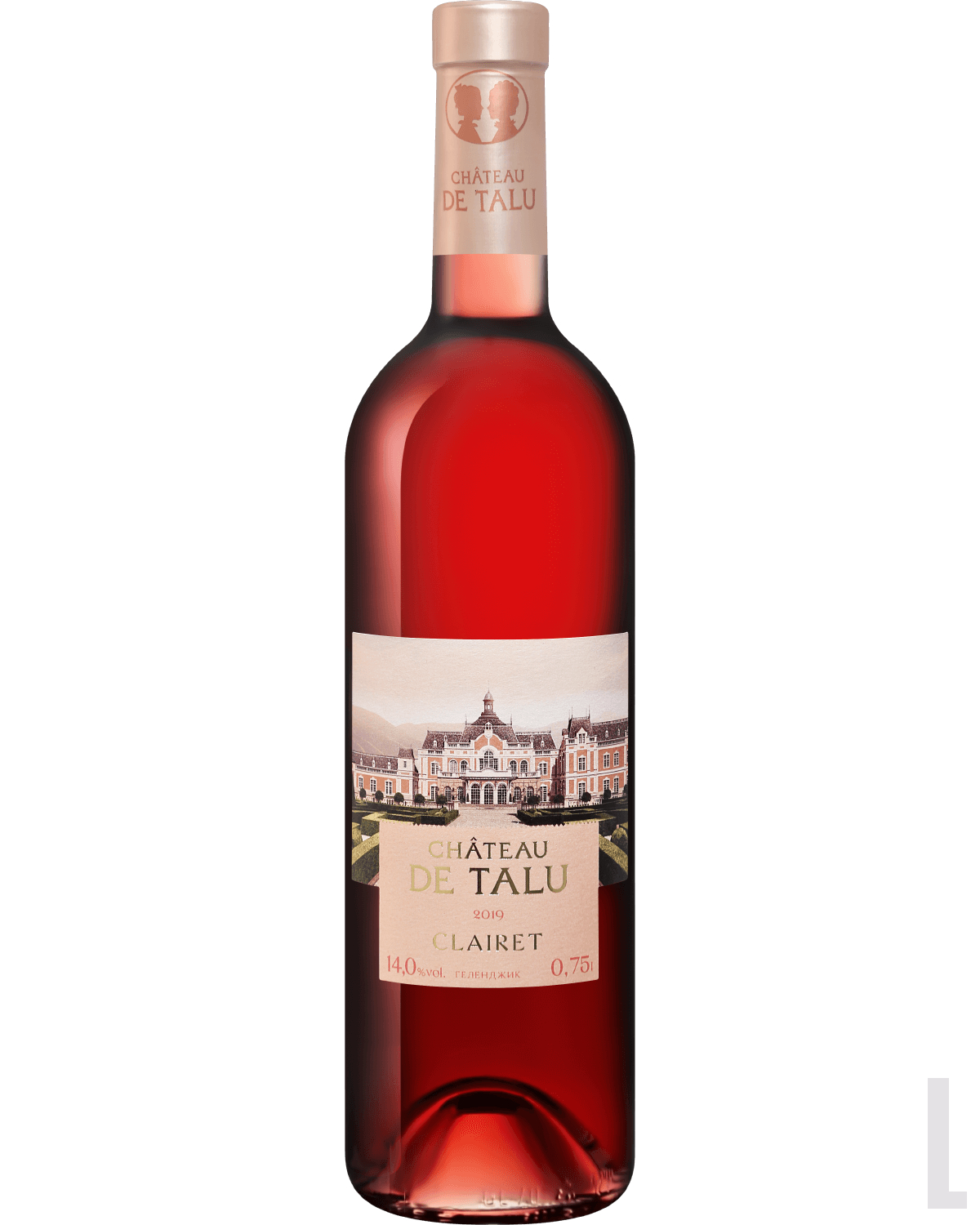 Каберне розовое сухое. Вино Кубань Руж де Талю. Шато де Талю розовое вино.