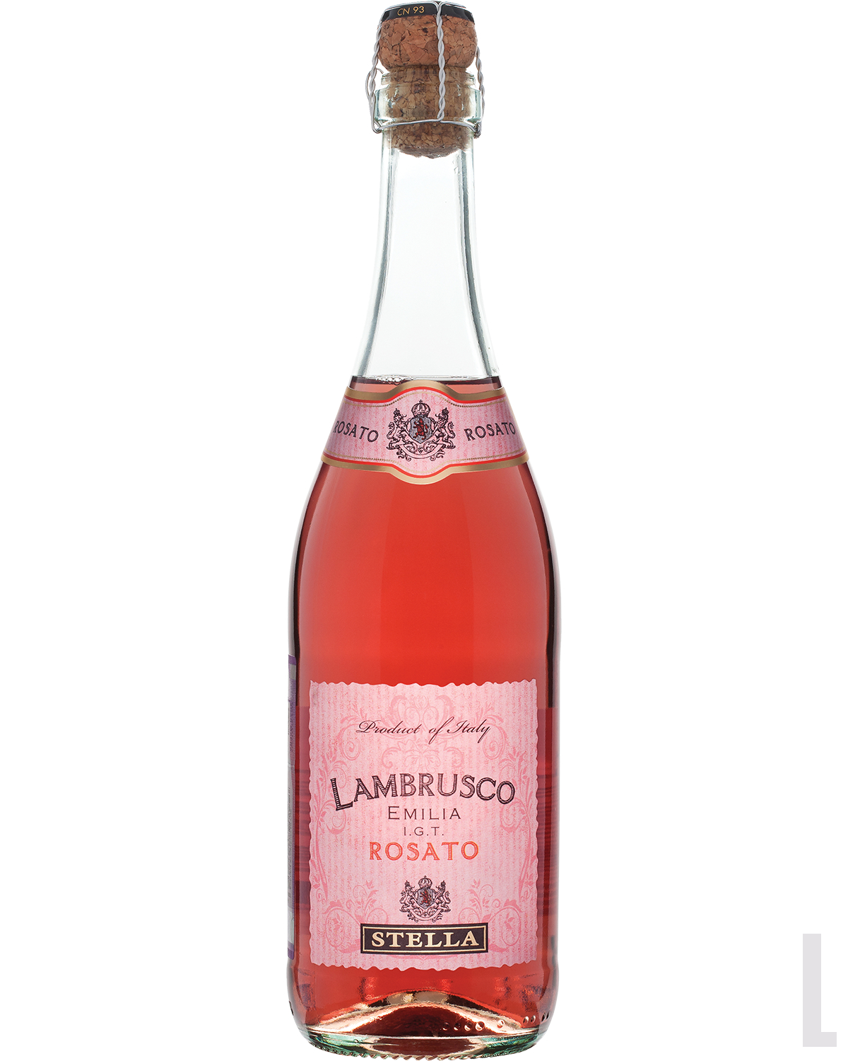 Ламбруско розовое полусладкое. Ламбруско Emilia Rosato.
