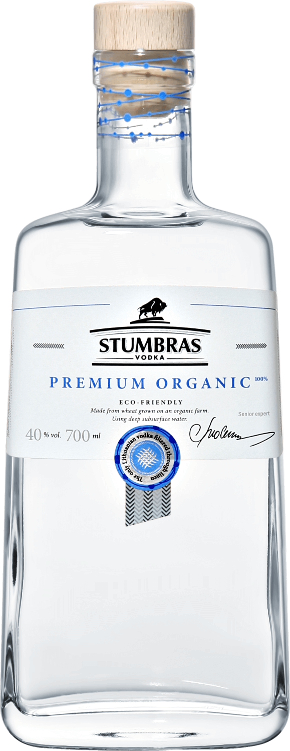 Водка Stumbras Premium Organic 0.7л (Стумбрас Премиум Органик) — купить в  Москве, цена и отзывы