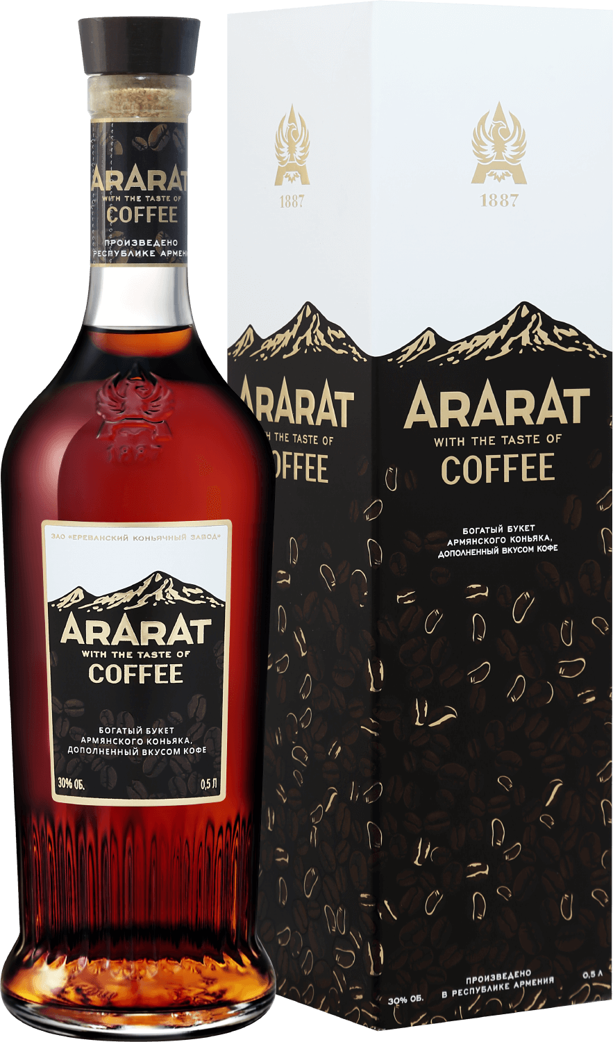 Армянский коньяк ARARAT Coffee (gift box) 0.5л — купить АРАРАТ Кофе  спиртной напиток на основе коньяка в подарочной упаковке в Москве, цена и  отзывы