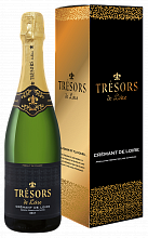 Игристое вино Tresors de Loire Cremant de Loire AOC Brut Joseph Verdier (gift box)