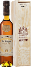 Арманьяк Sempe Vieil Armagnac 1991 (gift box)