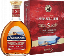 Коньяк Aivazovsky Armenian Brandy 5 Y.O. (gift box)