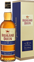 Виски Highland Queen 12 yo Blended Scotch Whisky (gift box)