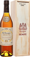 Арманьяк Sempe Vieil Armagnac 1991 (gift box)