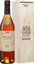 Арманьяк Sempe Vieil Armagnac 1990 (gift box)