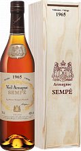 Арманьяк Sempe Vieil Armagnac 1965 (gift box)