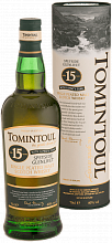 Виски Tomintoul Speyside Glenlivet Peaty Tang Single Malt Scotch Whisky 15 YO (gift box)