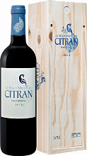 Вино Le Haut-Medoc De Citran Haut-Medoc AOC Chateau Citran (gift box)