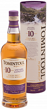 Виски Tomintoul Speyside Glenlivet Single Malt Scotch Whisky 10 YO (gift box)