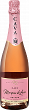 Игристое вино Marques de Lares Rosado Brut Cava DO Lopez Morenas
