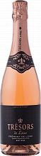 Игристое вино Tresors De Loire Cremant De Loire AOC Brut Rose Joseph Verdier