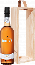 Портвейн Dalva Porto white dry 20 years old C. Da Silva (gift box)