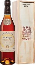 Арманьяк Sempe Vieil Armagnac 1951 (gift box)