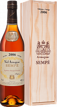 Арманьяк Sempe Vieil Vintage 2006 Armagnac AOC (gift box)