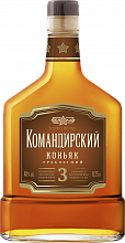 Коньяк Komandirsky 3 y.o.