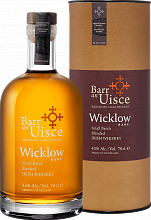 Виски Barr an Uisce Wicklow Rare Small Batch Blended Irish Whiskey 4 YO (gift box)