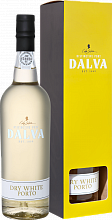 Портвейн Dalva Porto dry white C. Da Silva (gift box)