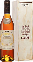 Арманьяк Sempe Vieil Armagnac 1961 (gift box)