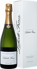 Шампанское Blanc de Blancs Brut Nature Grand Cru Champagne AOС Laherte Freres (gift box)