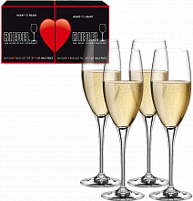 Бокалы Riedel Heart to Heart CHAMPAGNE (4 glasses set)